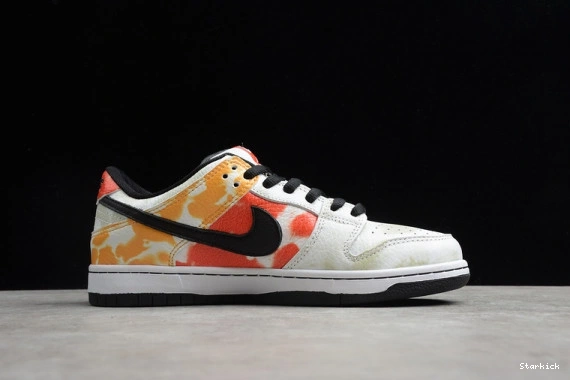 Nike BQ6832-101 SB Dunk White Raygun Low Tie-Dye 1207
